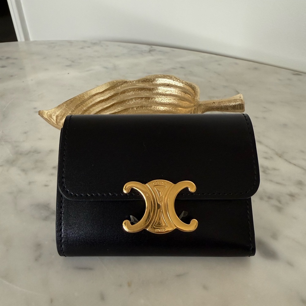 Celine Triomphe Compact Wallet